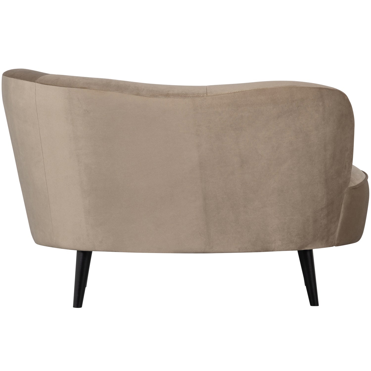 SARA LOUNGE FAUTEUIL RECHTS VELVET KHAKI