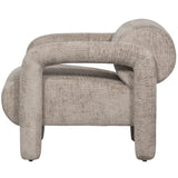 WOOOD - Lenny fauteuil in grove textuur zand