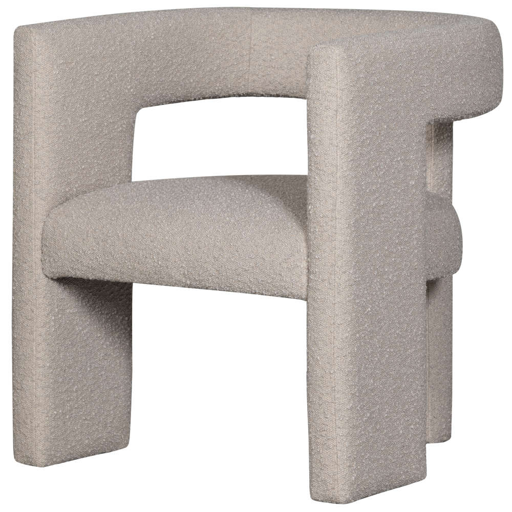TIWA FAUTEUIL BOUCLE BEIGE