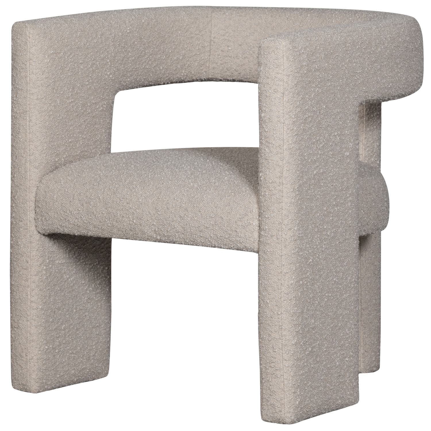 TIWA FAUTEUIL BOUCLE BEIGE