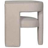 TIWA FAUTEUIL BOUCLE BEIGE