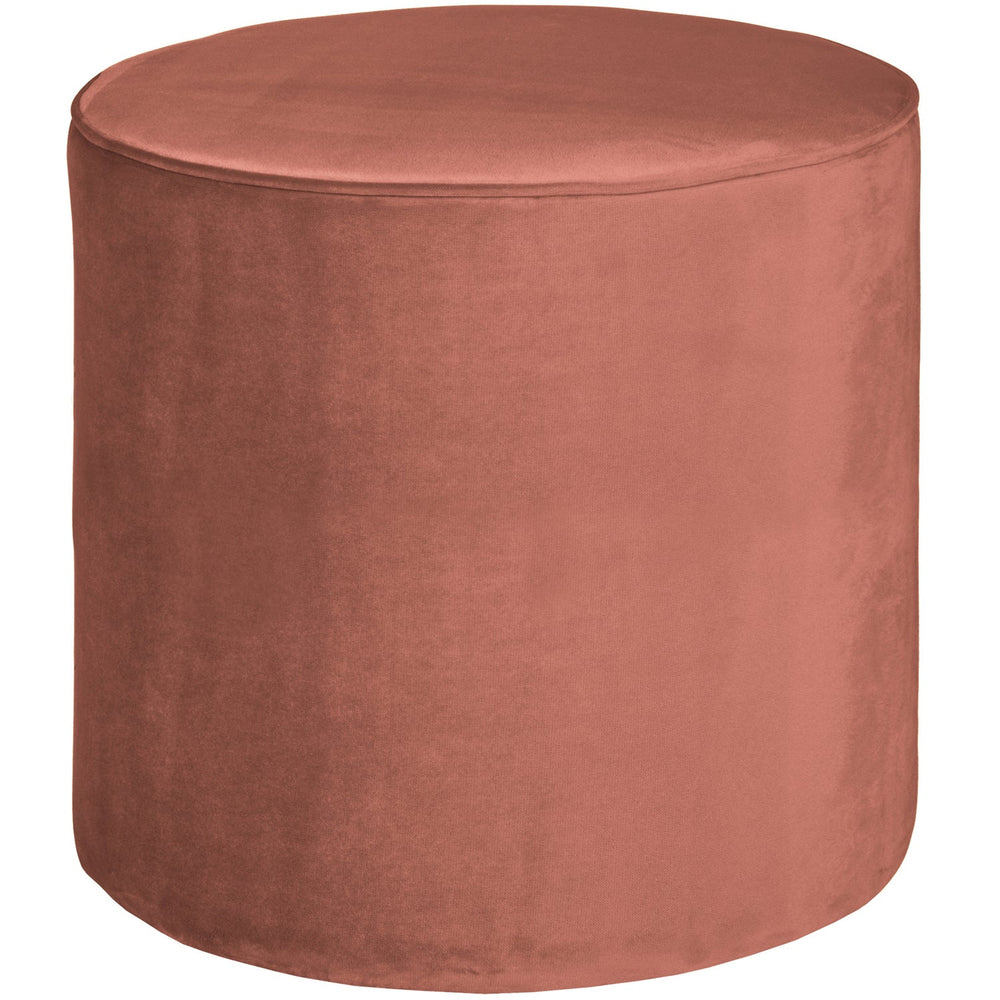 SARA POEF HOOG VELVET OUD ROZE 46xO46