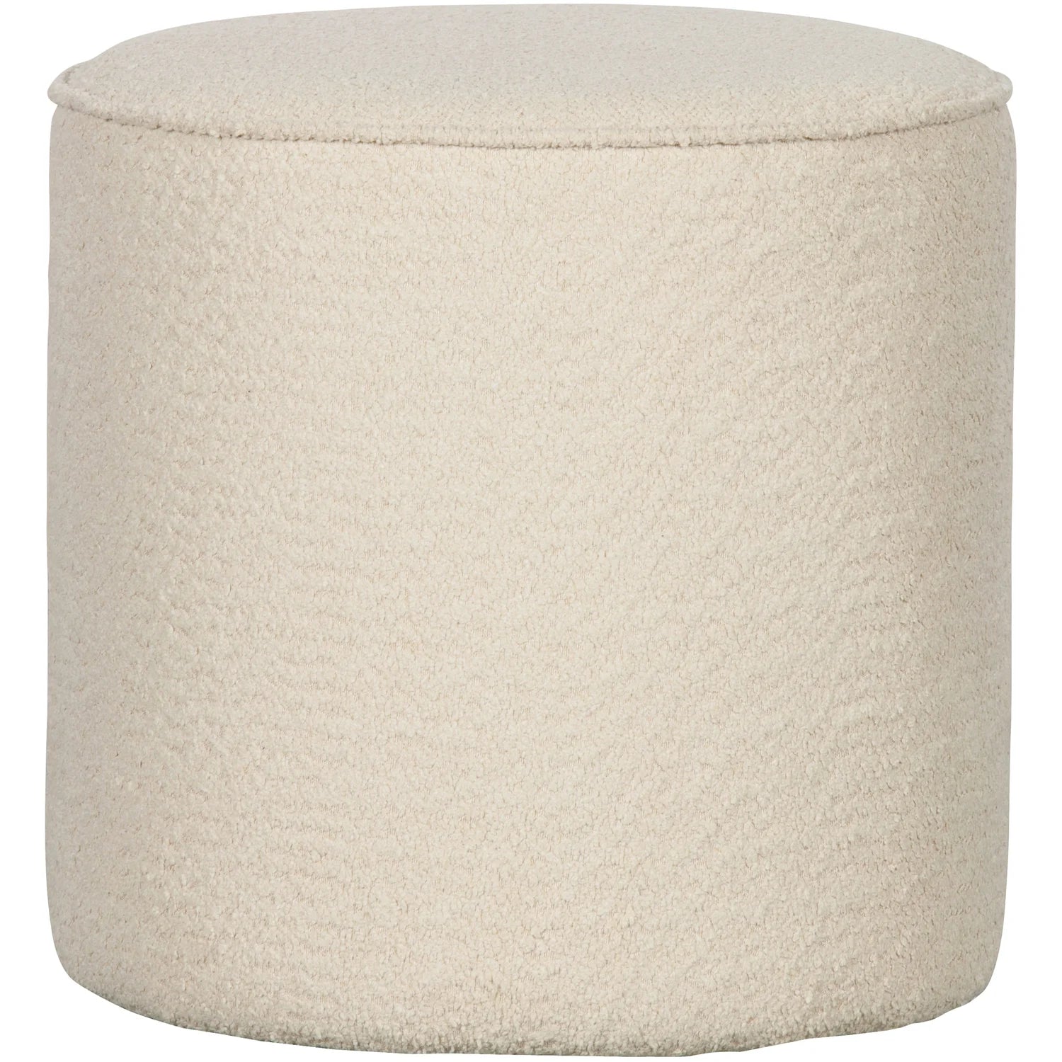 WOOOD - Poef Sara hoog 46xØ46 creme