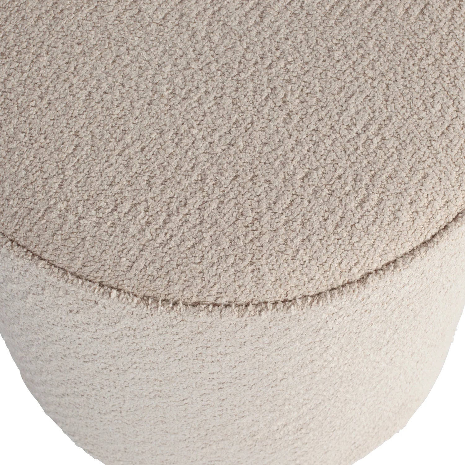 WOOOD - Poef Sara hoog 46xØ46 creme