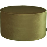 SARA POEF LAAG 36xO60 CM VELVET ARMYGROEN