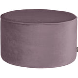 WOOOD - Sara poef laag warm lila 36xø60
