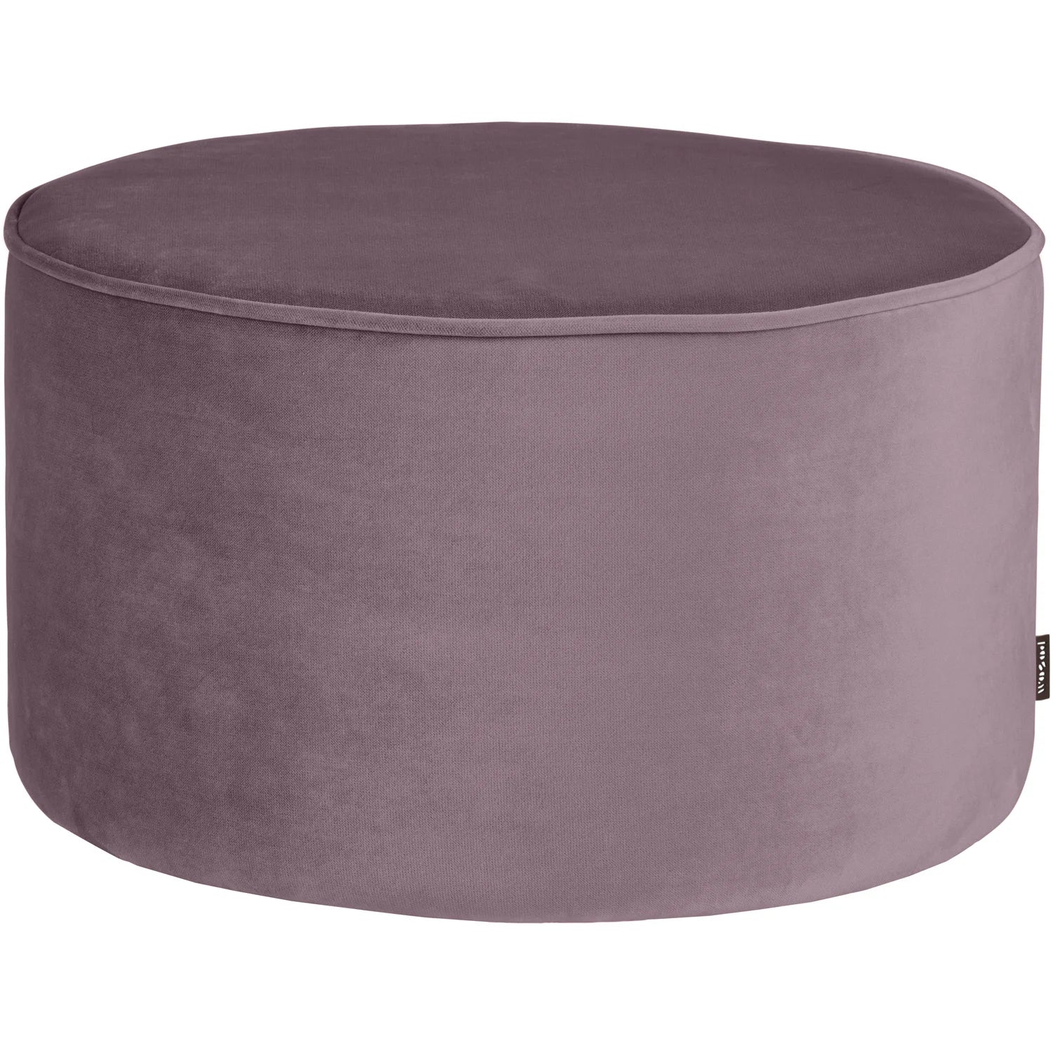 WOOOD - Sara poef laag warm lila 36xø60