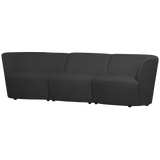 COCO 3-ZITS BANK BOUCLE DONKERGRIJS