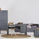 DENNIS KAST GRENEN GEBORSTELD STEEL GREY [fsc]