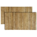 ARMLEUNING FLEXIBEL DIENBLAD EIKEN ANTIQUE AFWERKING - M