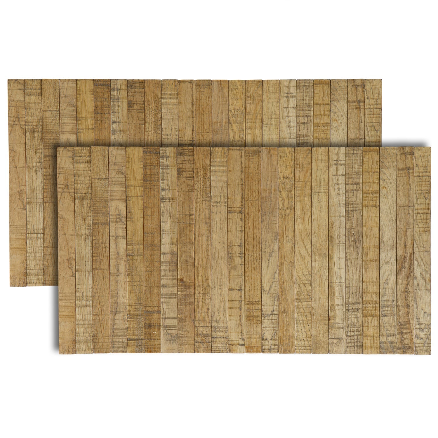 ARMLEUNING FLEXIBEL DIENBLAD EIKEN ANTIQUE AFWERKING - M