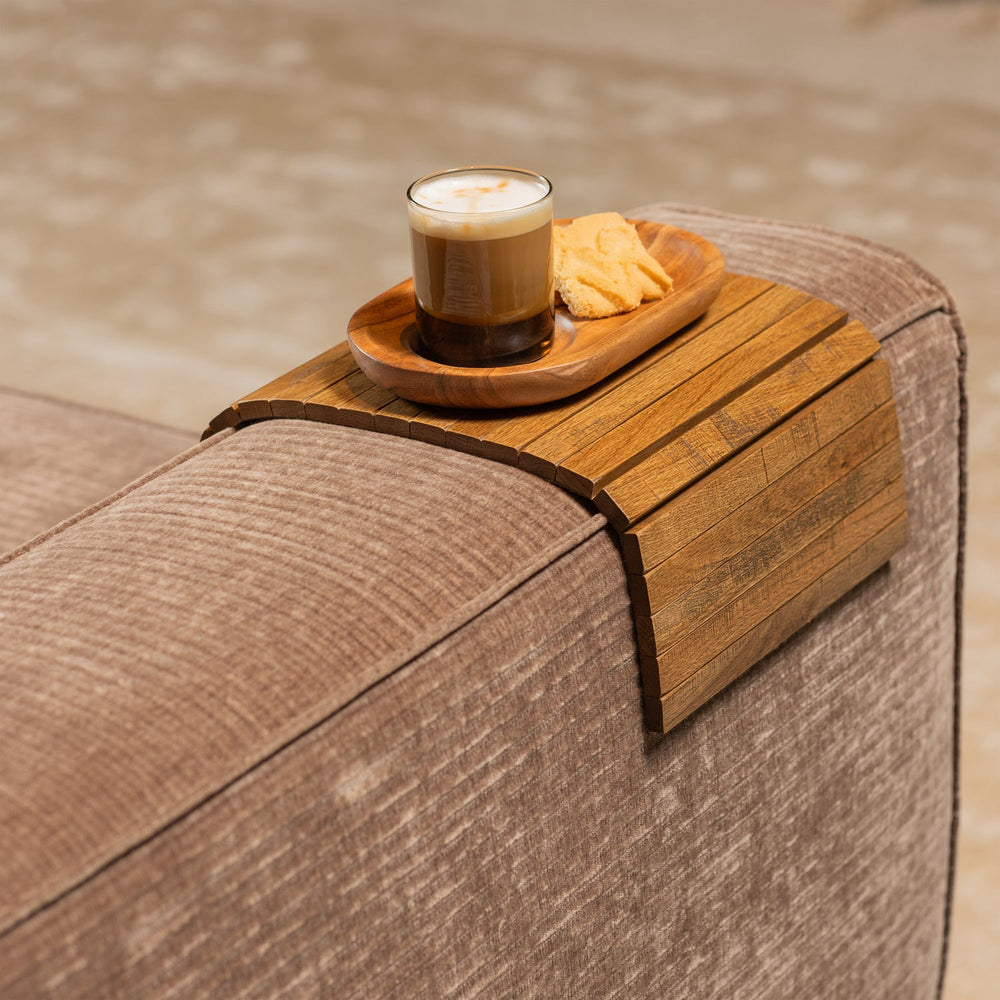 ARMLEUNING FLEXIBEL DIENBLAD EIKEN ANTIQUE AFWERKING - M