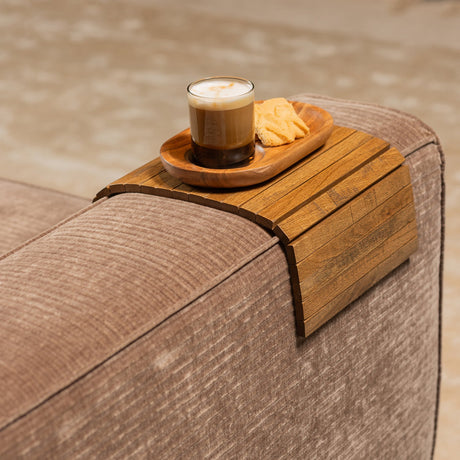 ARMLEUNING FLEXIBEL DIENBLAD EIKEN ANTIQUE AFWERKING - M