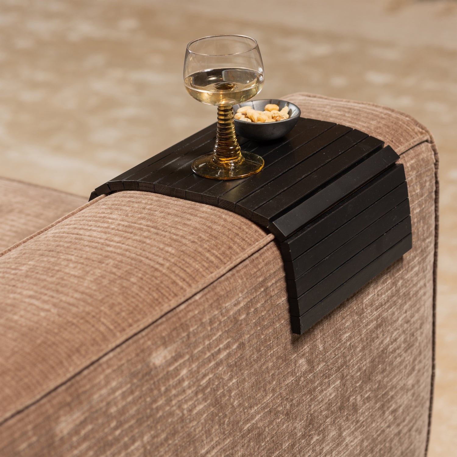 ARMLEUNING FLEXIBEL DIENBLAD ZWART - M