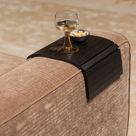 ARMLEUNING FLEXIBEL DIENBLAD ZWART - M