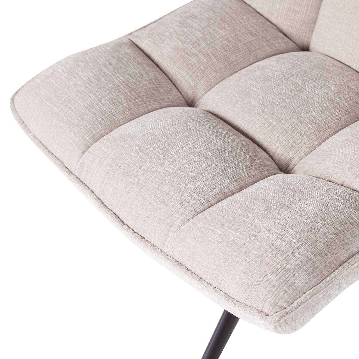JOUKE DRAAIFAUTEUIL CHENILLE STRUCTUUR NATUREL [fsc]