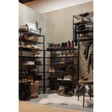 FERRO SCHOENENREK STAPEL VAN 4 METAAL ZWART