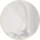 DOUTZEN SPIEGEL METAAL GOUD O80 CM