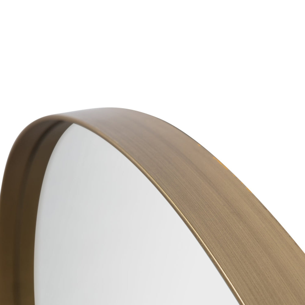 DOUTZEN SPIEGEL METAAL GOUD O80 CM