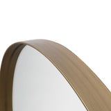 DOUTZEN SPIEGEL METAAL GOUD O80 CM