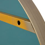 DOUTZEN SPIEGEL METAAL GOUD O80 CM