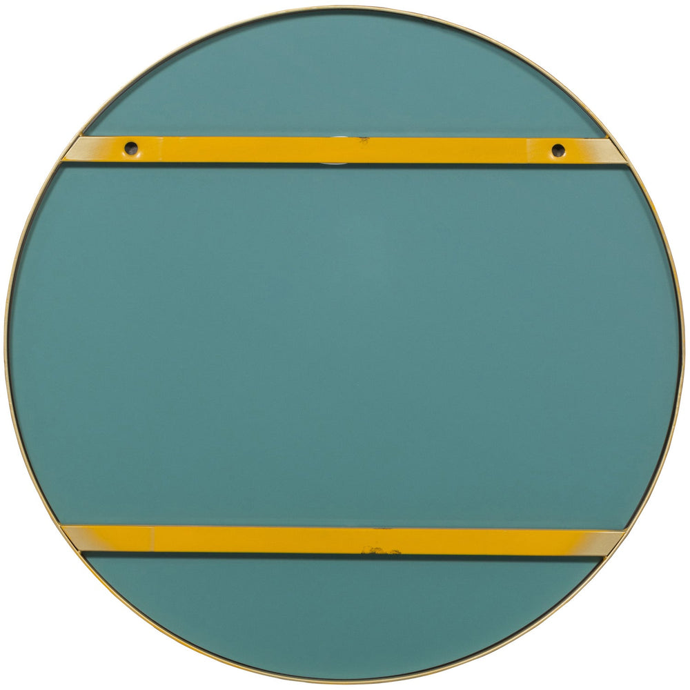 DOUTZEN SPIEGEL METAAL GOUD O80 CM