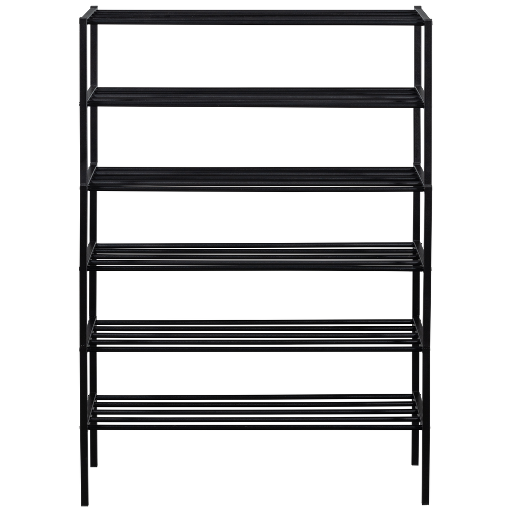 FERRO SCHOENENREK STAPEL VAN 3 METAAL ZWART