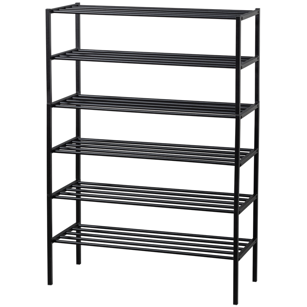 FERRO SCHOENENREK STAPEL VAN 3 METAAL ZWART