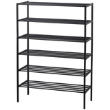 FERRO SCHOENENREK STAPEL VAN 3 METAAL ZWART