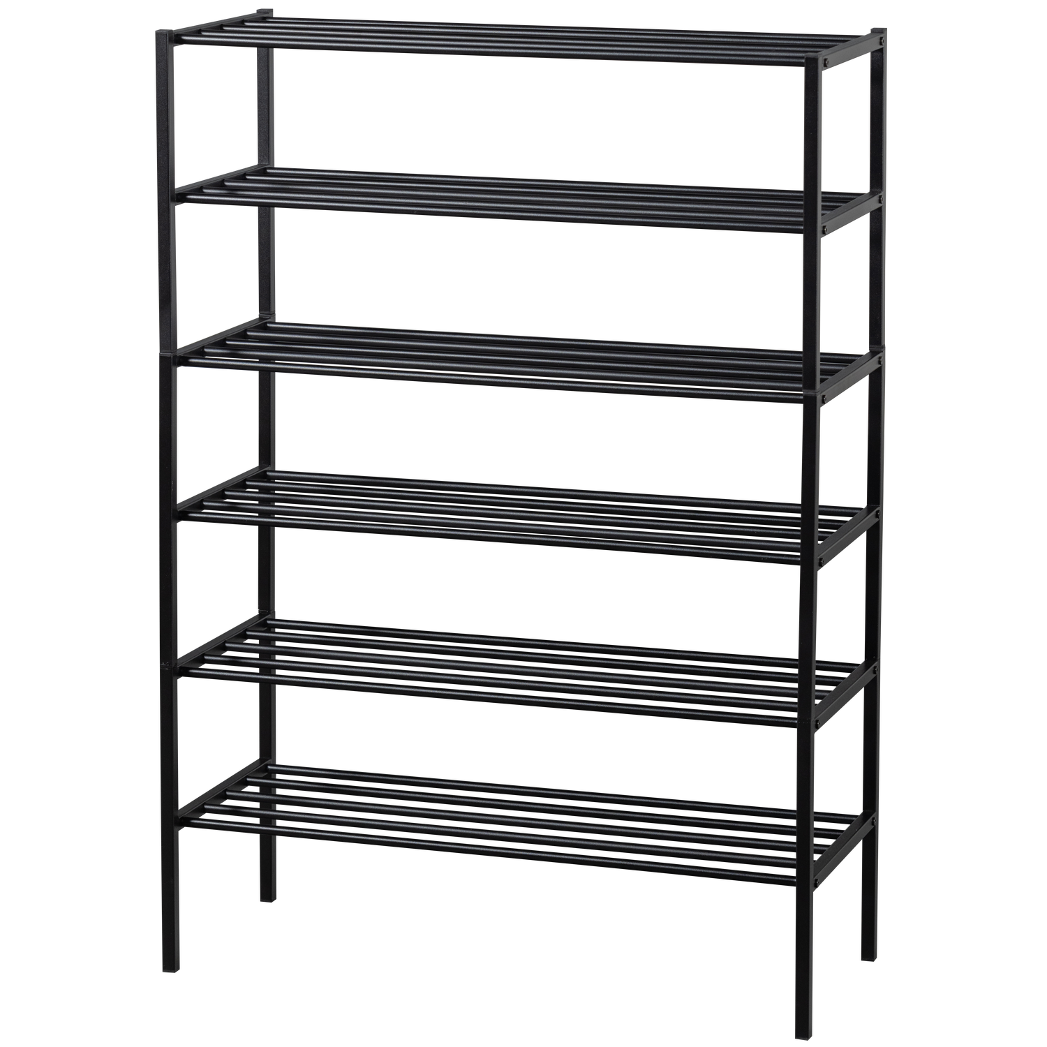 FERRO SCHOENENREK STAPEL VAN 3 METAAL ZWART