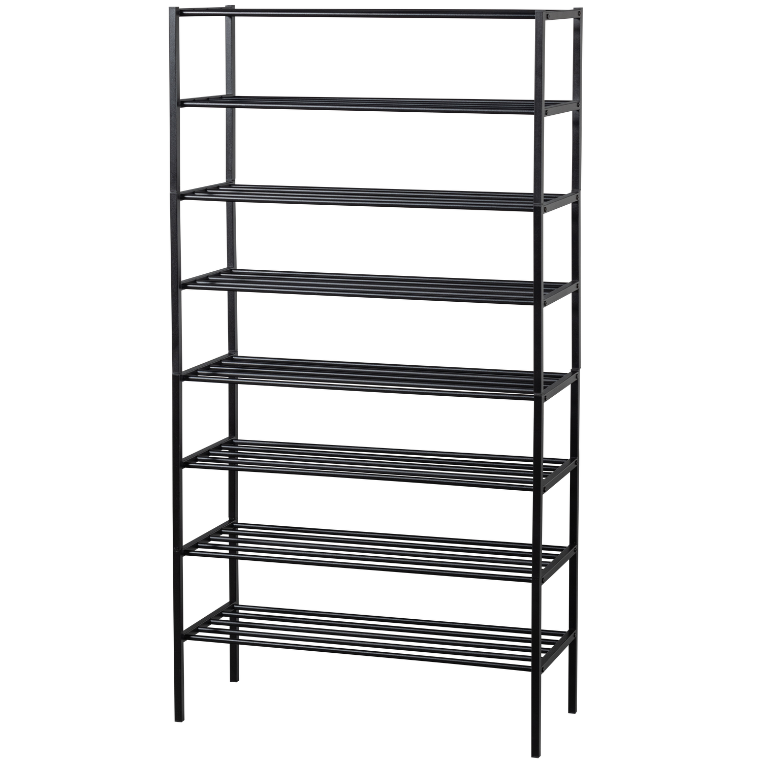 FERRO SCHOENENREK STAPEL VAN 4 METAAL ZWART