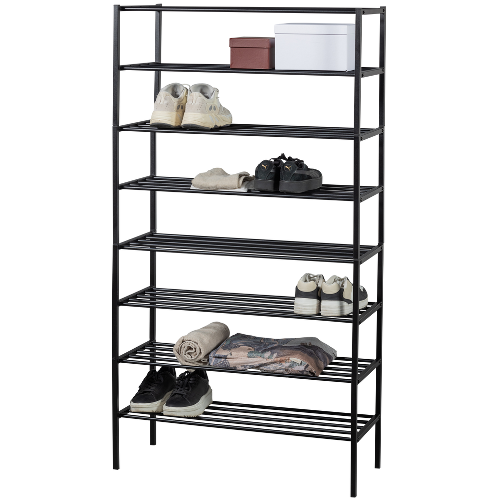 FERRO SCHOENENREK STAPEL VAN 4 METAAL ZWART