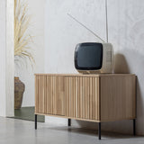 NEW GRAVURE TV MEUBEL 100 CM EIKEN BLANKE LAK [fsc]