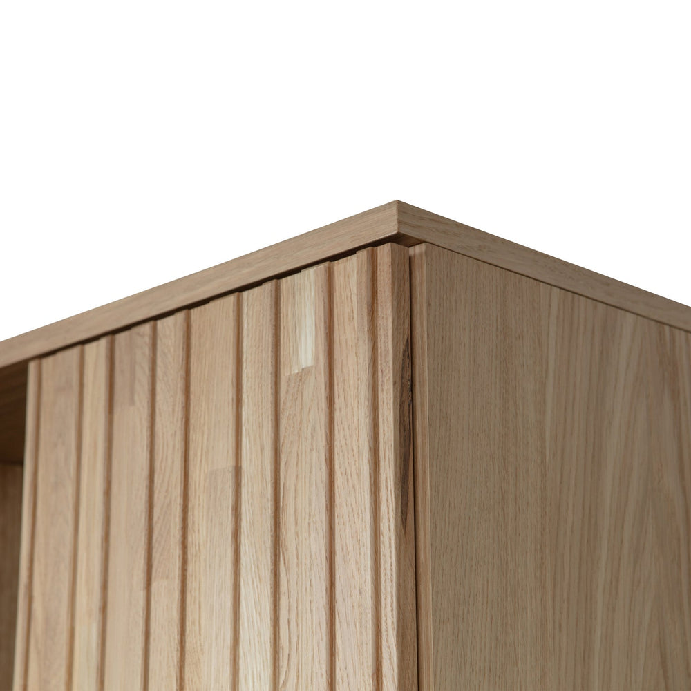 NEW GRAVURE HOGE KAST MET LADE EIKEN BLANKE LAK [fsc]