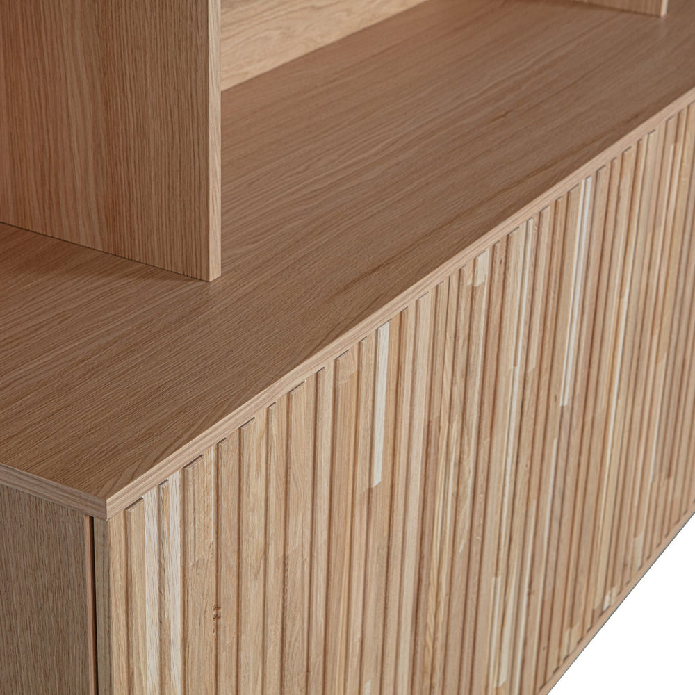 NEW GRAVURE WANDKAST EIKEN BLANKE LAK [fsc]