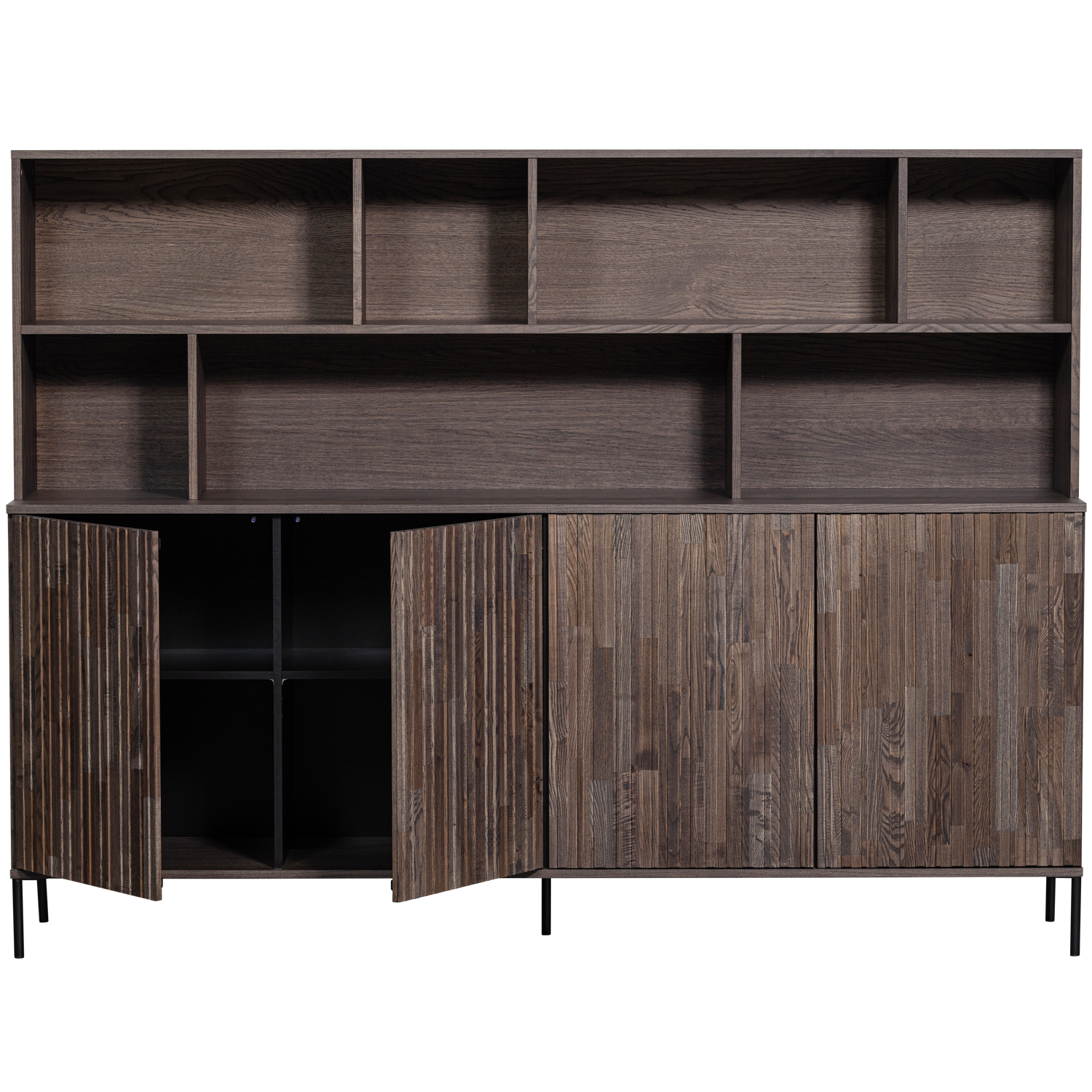 NEW GRAVURE WANDKAST ESSEN FINEER ESPRESSO [fsc]