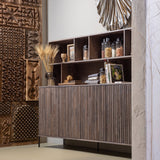 NEW GRAVURE WANDKAST ESSEN FINEER ESPRESSO [fsc]