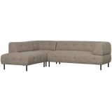 LLOYD HOEKBANK LINKS GROF GEWEVEN BRUIN MELANGE