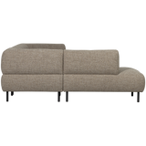 LLOYD HOEKBANK LINKS GROF GEWEVEN BRUIN MELANGE