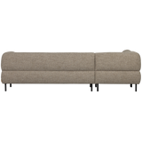 LLOYD HOEKBANK LINKS GROF GEWEVEN BRUIN MELANGE