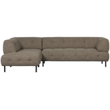 LLOYD HOEKBANK LINKS GROF GEWEVEN DONKERBRUIN MELANGE