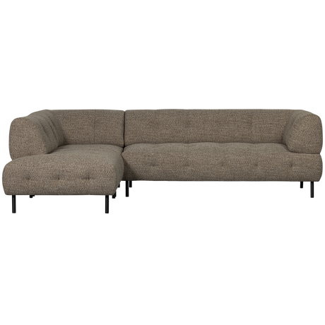 LLOYD HOEKBANK LINKS GROF GEWEVEN DONKERBRUIN MELANGE