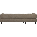 LLOYD HOEKBANK LINKS GROF GEWEVEN DONKERBRUIN MELANGE