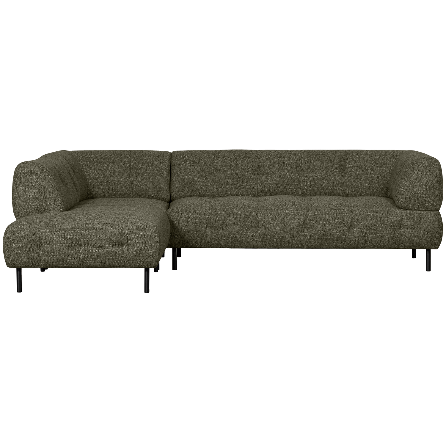 LLOYD HOEKBANK LINKS GROF GEWEVEN GROEN MELANGE