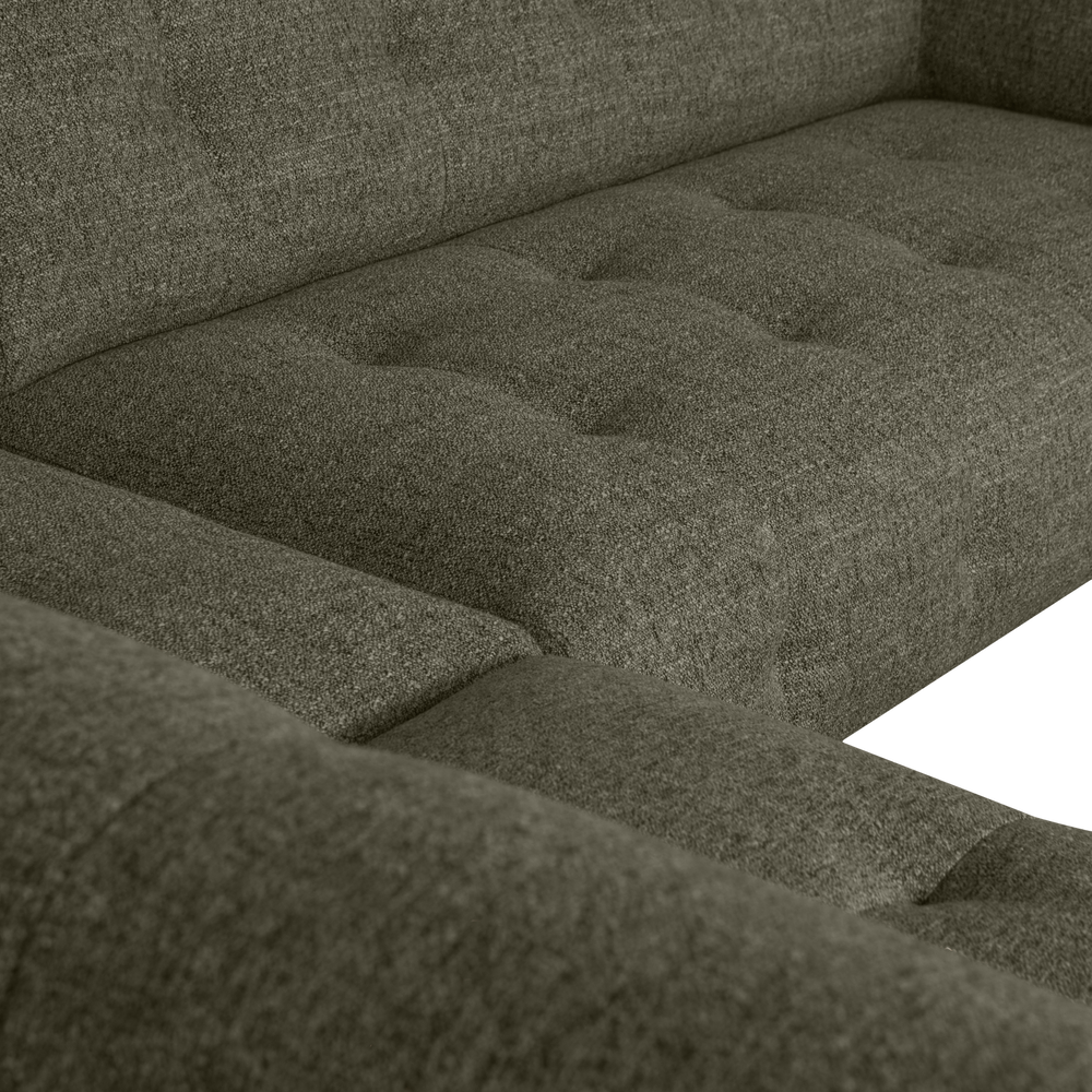 LLOYD HOEKBANK LINKS GROF GEWEVEN GROEN MELANGE