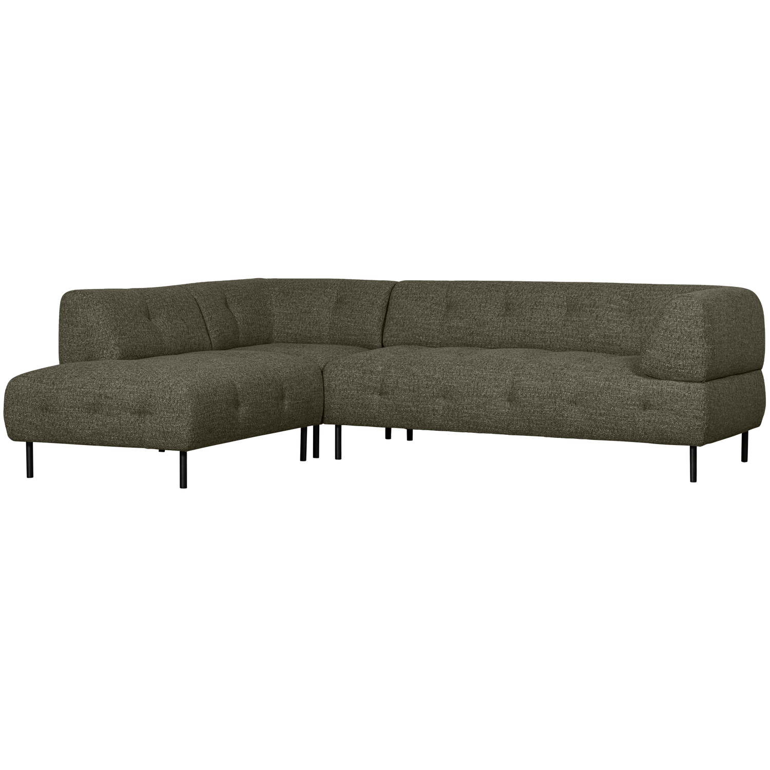 LLOYD HOEKBANK LINKS GROF GEWEVEN GROEN MELANGE