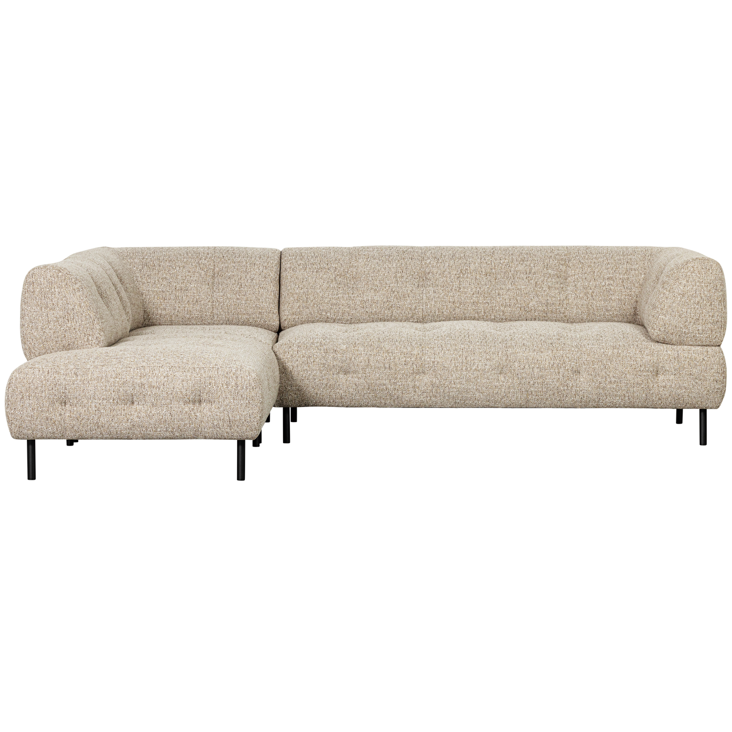 LLOYD HOEKBANK LINKS GROF GEWEVEN NATUREL MELANGE