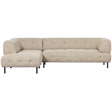 LLOYD HOEKBANK LINKS GROF GEWEVEN NATUREL MELANGE