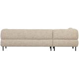 LLOYD HOEKBANK LINKS GROF GEWEVEN NATUREL MELANGE