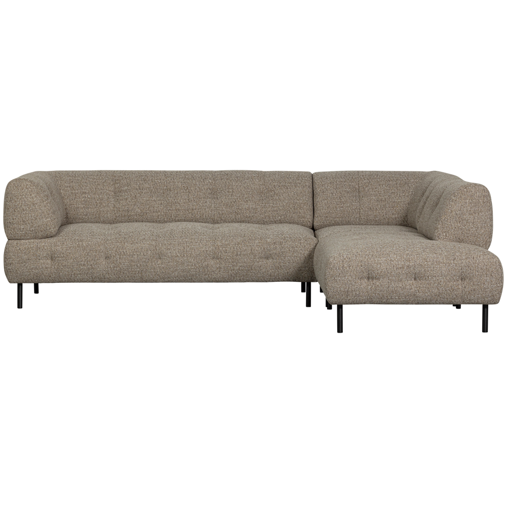 LLOYD HOEKBANK RECHTS GROF GEWEVEN BRUIN MELANGE